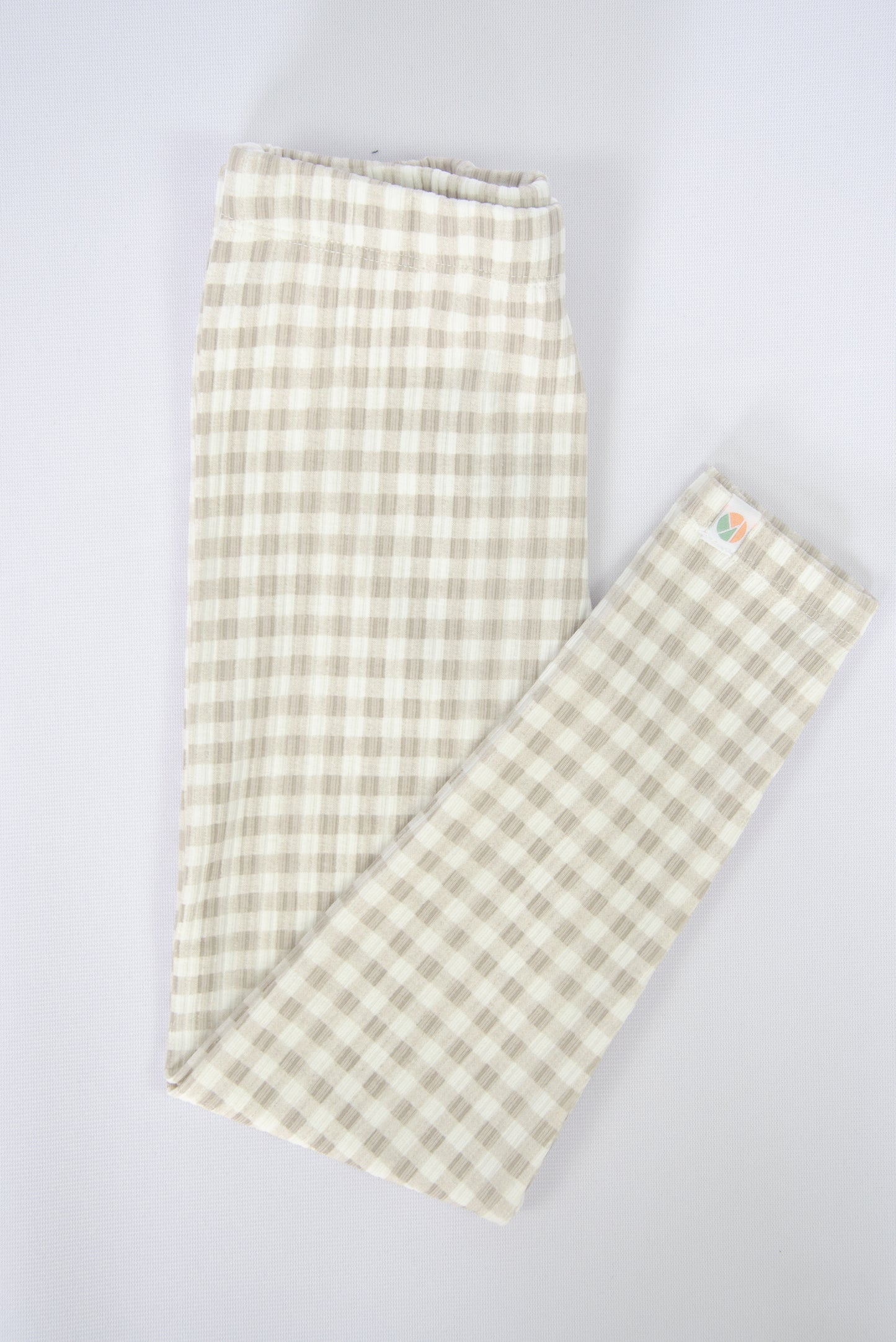 Comfort Leggings - Beige Check