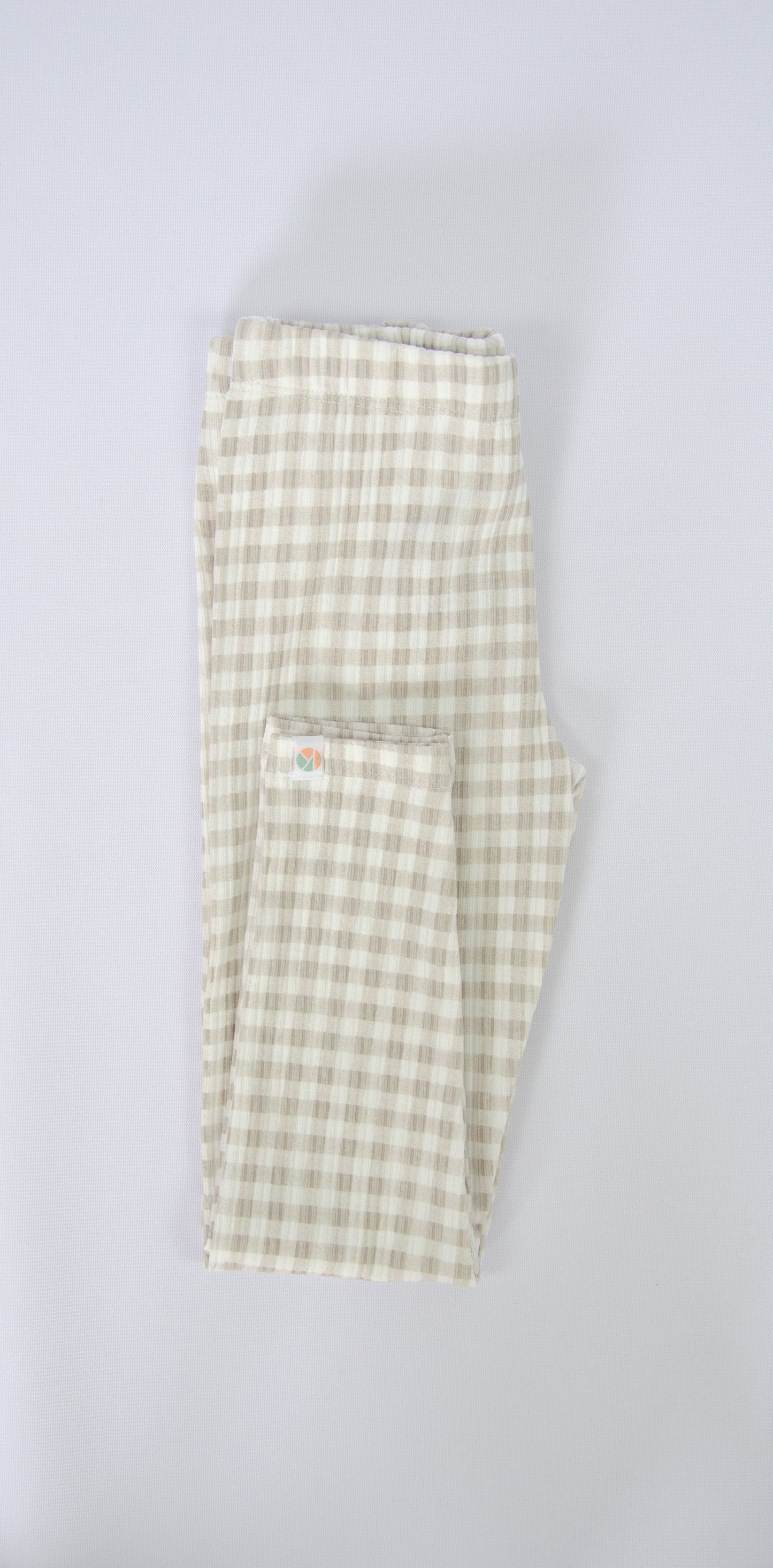 Comfort Leggings - Beige Check