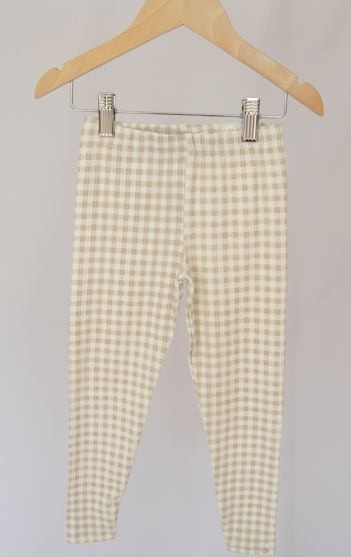 Comfort Leggings - Beige Check