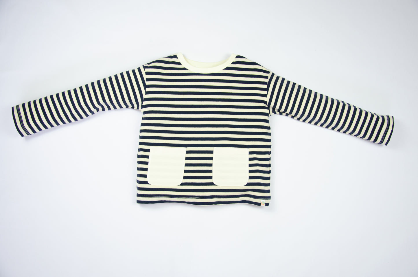 Long Sleeve Top - Navy Stripe